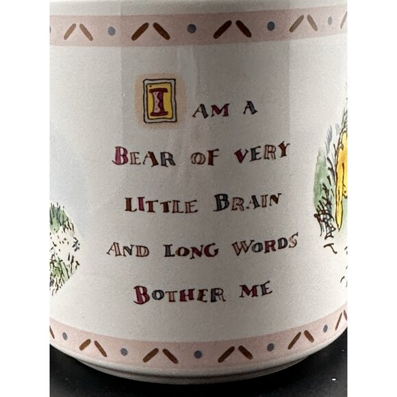 Disney Classic Winnie the Pooh Christopher  Robin Coffee Mug By Charpente Korea - Picture 4 of 10